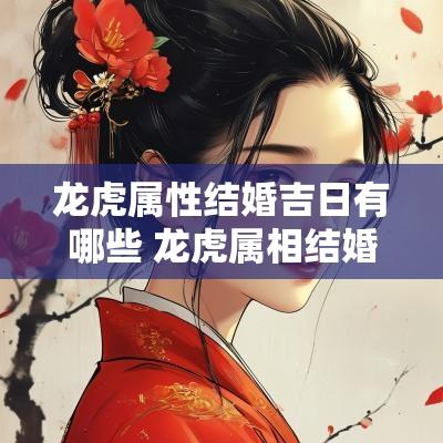 龙虎属性结婚吉日有哪些 龙虎属相结婚吉日大全表