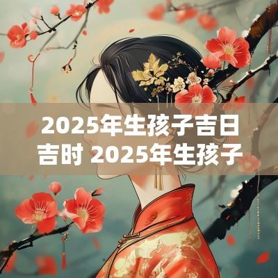 2025年生孩子吉日吉时 2025年生孩子吉日一览表