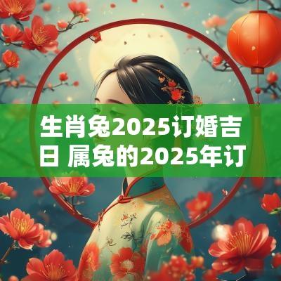 生肖兔2025订婚吉日 属兔的2025年订婚吉日一览表