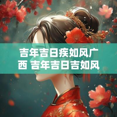 吉年吉日疾如风广西 吉年吉日吉如风什么意思