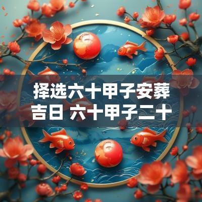 择选六十甲子安葬吉日 六十甲子二十四山安葬吉日