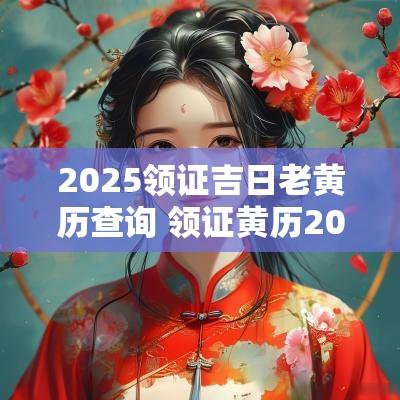 2025领证吉日老黄历查询 领证黄历2025吉日查询