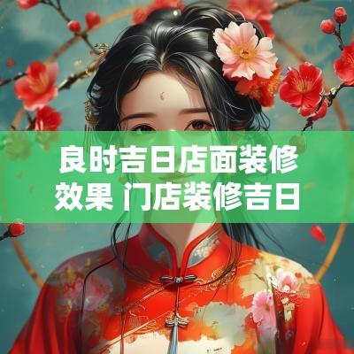 良时吉日店面装修效果 门店装修吉日