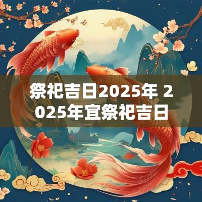 祭祀吉日2025年 2025年宜祭祀吉日