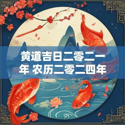 黄道吉日二零二一年 农历二零二四年黄道吉日有哪几天