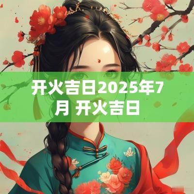 开火吉日2025年7月 开火吉日
