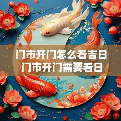 门市开门怎么看吉日 门市开门需要看日子吗