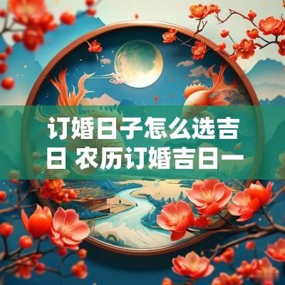 订婚日子怎么选吉日 农历订婚吉日一览表