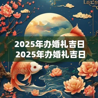 2025年办婚礼吉日 2025年办婚礼吉日查询