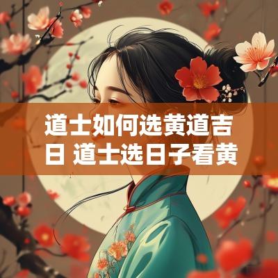 道士如何选黄道吉日 道士选日子看黄历吗