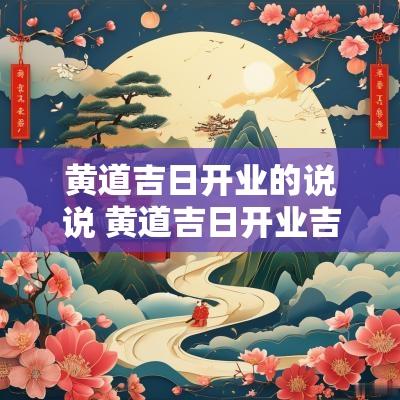 黄道吉日开业的说说 黄道吉日开业吉日