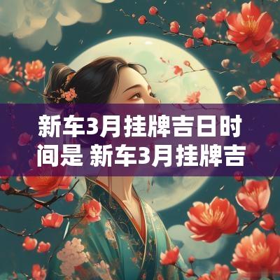 新车3月挂牌吉日时间是 新车3月挂牌吉日时间