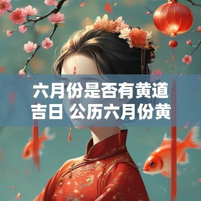六月份是否有黄道吉日 公历六月份黄道吉日