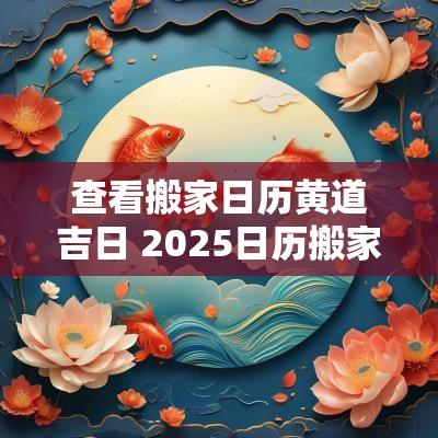 查看搬家日历黄道吉日 2025日历搬家黄道吉日 查看搬家日历黄道吉日 2025日历搬家黄道吉日