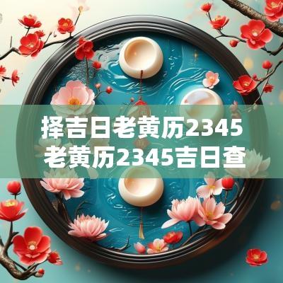 择吉日老黄历2345 老黄历2345吉日查询