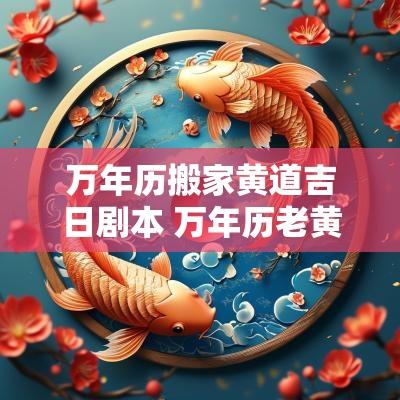 万年历搬家黄道吉日剧本 万年历老黄历搬家择日