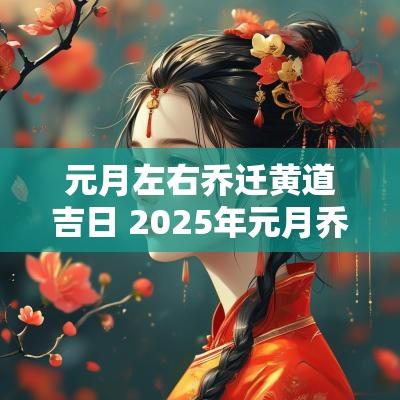 元月左右乔迁黄道吉日 2026年元月乔迁黄道吉日