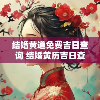 结婚黄道免费吉日查询 结婚黄历吉日查询2025