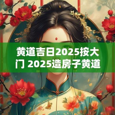 黄道吉日2025按大门 2025造房子黄道吉日