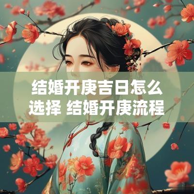 结婚开庚吉日怎么选择 结婚开庚流程