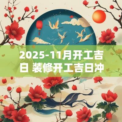2025-11月开工吉日 装修开工吉日冲猴什么意思
