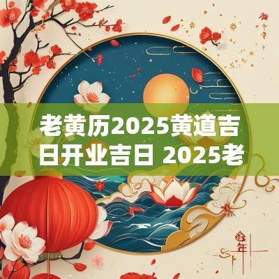 老黄历2025黄道吉日开业吉日 2025老黄历吉日祭祀