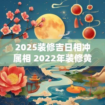 2025装修吉日相冲属相 2025年装修黄道吉日