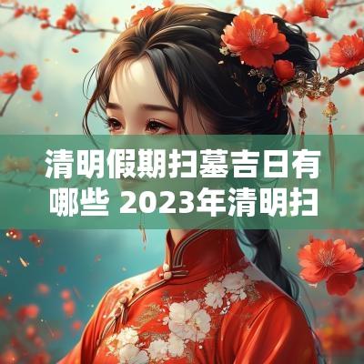 清明假期扫墓吉日有哪些 2025年清明扫墓黄道吉日