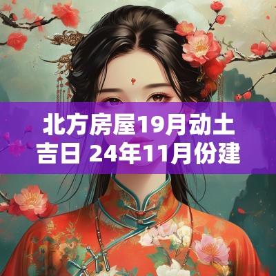 北方房屋19月动土吉日 24年11月份建房动土吉日