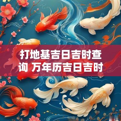 打地基吉日吉时查询 万年历吉日吉时查询