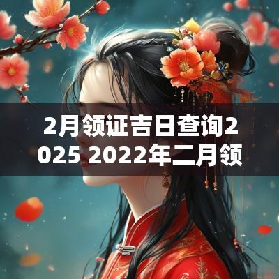 2月领证吉日查询2025 2025年二月领证吉日