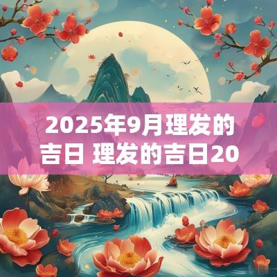 2025年9月理发的吉日 理发的吉日2025年12月