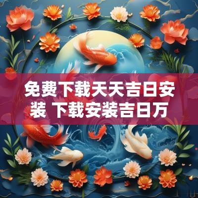 免费下载天天吉日安装 下载安装吉日万年历手机版