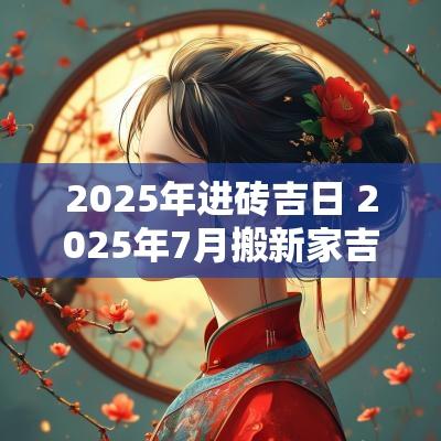 2025年进砖吉日 2025年7月搬新家吉日