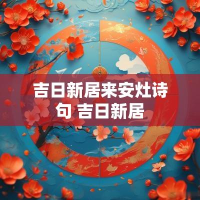 吉日新居来安灶诗句 吉日新居