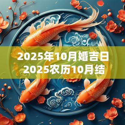 2025年10月婚吉日 2025农历10月结婚最佳吉日