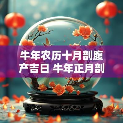 蛇年农历十月剖腹产吉日 蛇年正月剖腹产吉日