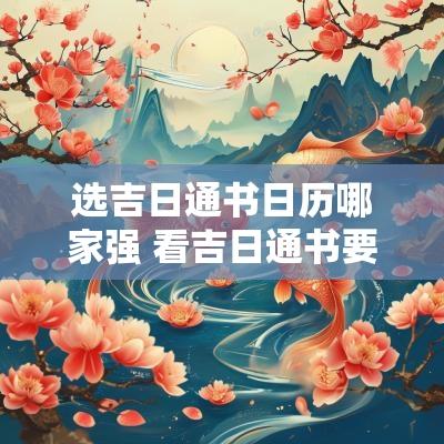 选吉日通书日历哪家强 看吉日通书要下载哪种