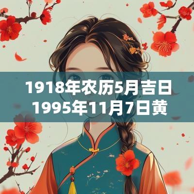 1918年农历5月吉日 1995年11月7日黄道吉日
