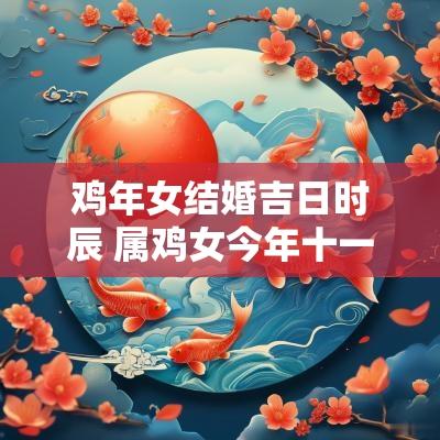 鸡年女结婚吉日时辰 属鸡女今年十一月结婚吉日