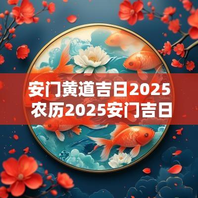 安门黄道吉日2025 农历2025安门吉日