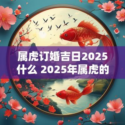 属虎订婚吉日2025什么 2025年属虎的订婚吉日