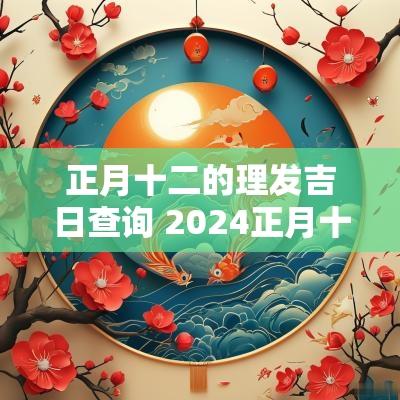 正月十二的理发吉日查询 2025正月十二是吉日吗