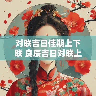 对联吉日佳期上下联 良辰吉日对联上下联区分