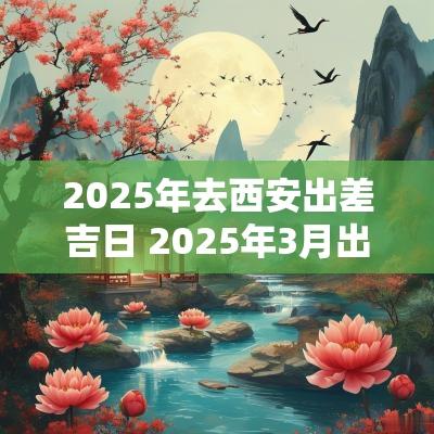 2025年去西安出差吉日 2025年3月出差吉日