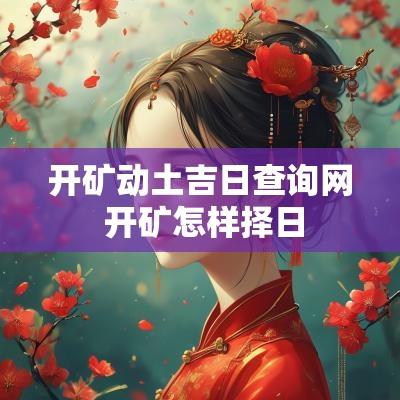 开矿动土吉日查询网 开矿怎样择日
