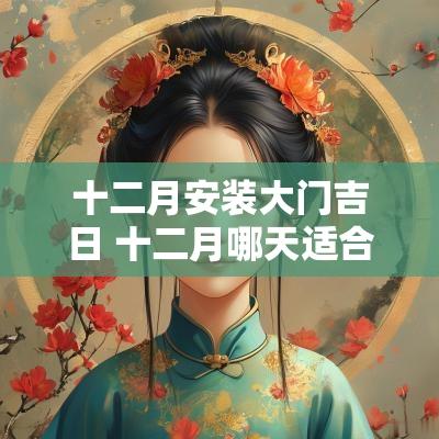 十二月安装大门吉日 十二月哪天适合安装大门