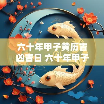 六十年甲子黄历吉凶吉日 六十年甲子吉凶表