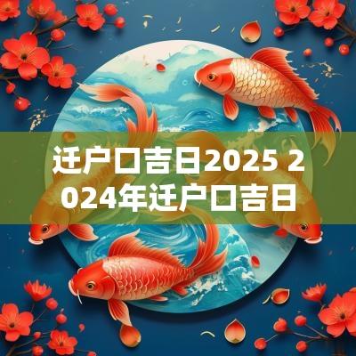 迁户口吉日2025 2025年迁户口吉日