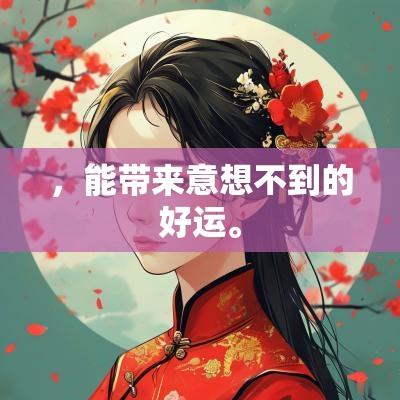 ，能带来意想不到的好运。